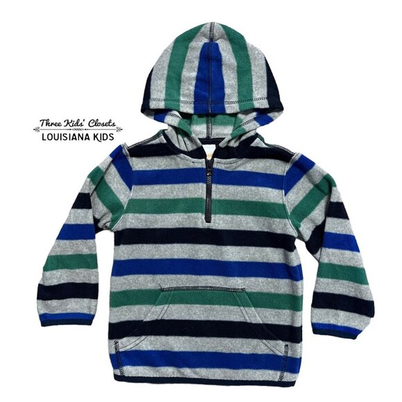 Gymboree Other - Gymboree 3T Striped Fleece Hoodie